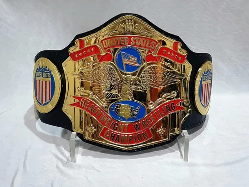 Vista 4 de NWA Campeonato Peso Pesado de los Estados Unidos TITLLE Réplica de Cinturón