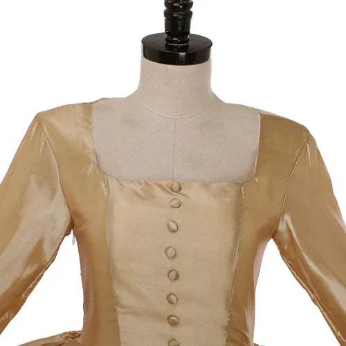 Vista 6 de Vestido de disfraz musical de Hamilton Elizabeth Schuyler Angelica Peggy para mujer