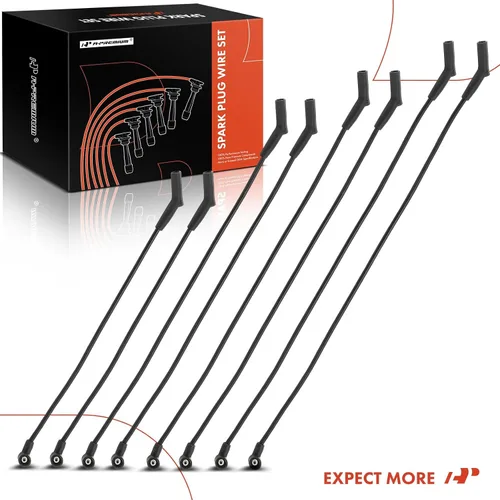 Vista 8 de A-Premium Juego de 8 cables de bujía de 0.276 in compatibles con Land Rover