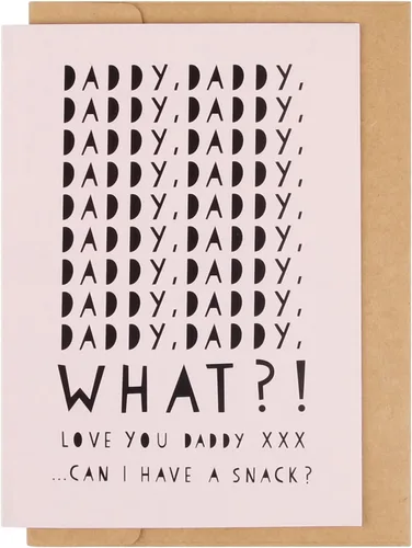Vista 6 de CJ&M Divertida tarjeta de cumpleaños para papá, tarjeta de reseña de humor de cinco estrellas de hijo e hija (bolas)