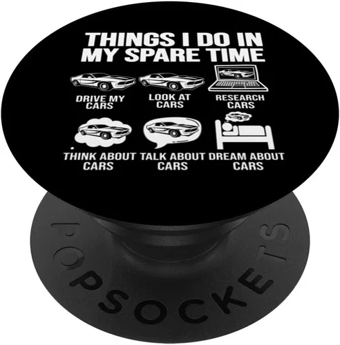 Vista 6 de things i do in my spare time funny car guy car Lover Father PopSockets MagSafe PopGrip para iPhone