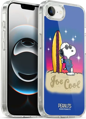 Vista 72 de Head Case Designs Funda de gel con licencia oficial de Peanuts Beach Surf Snoopy Boardwalk Airbrush [protección de grado militar] compatible