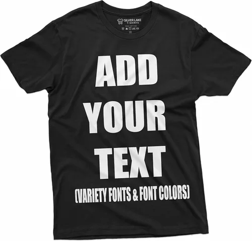 Vista 2 de Add Your Text - Camiseta personalizable para hombre