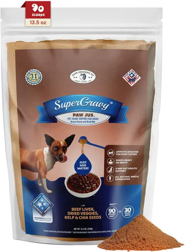 Vista 11 de CLEAR CONSCIENCE PET® Paw Jus™ SuperGravy® - Comida natural para perros, mezcla de caldo de hidratación, condimento para croquetas sin gluten