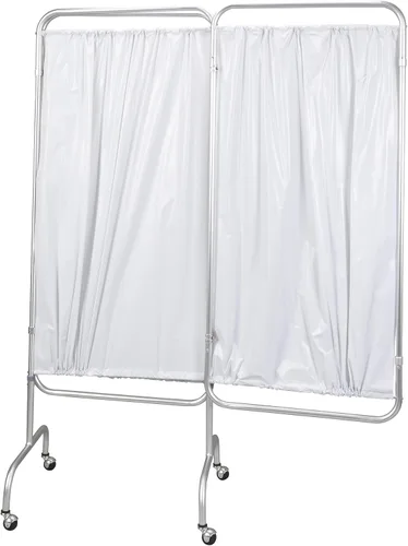 Vista 3 de Drive Medical 13508 Pantalla de privacidad médica, color blanco La pantalla de privacidad médica ofrece un diseño portátil y plegable para un uso