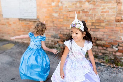 Vista 7 de Little Adventures Disfraz de princesa unicornio