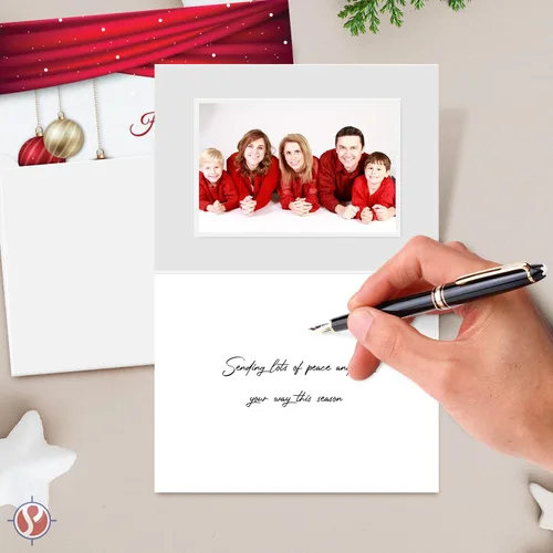 Vista 5 de 2024 We Wish You A Happy New Year Tarjetas de felicitación – Nochebuena roja, Navidad, vacaciones, saludos, invitaciones, agradecimientos, anuncios