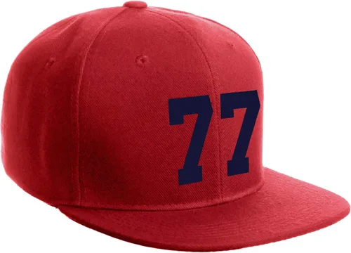 Vista 150 de Número de equipo modificado para requisitos particulares del jugador del color del sombrero del Snapback de la visera plana clásica de la visera