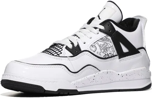 Vista 13 de Nike Jordan 4 Retro - Tenis para hombre, talla Beige/Rojo/Verde