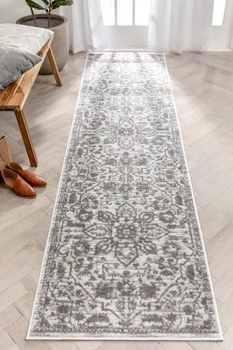 Vista 100 de Well Woven - Alfombra tejida estilo vintage con diseño de medallón, 68 x 120 cm