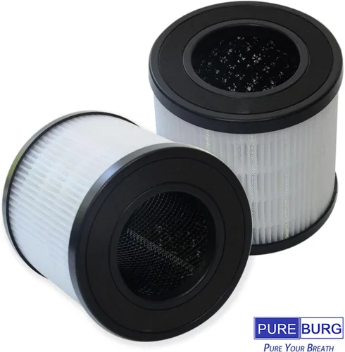 Vista 5 de PUREBURG Filtros de repuesto compatibles con Purivortex AC201B y purificadores de aire FULMINARE PU-P05, paquete de 4 unidades H13 True HEPA de 3