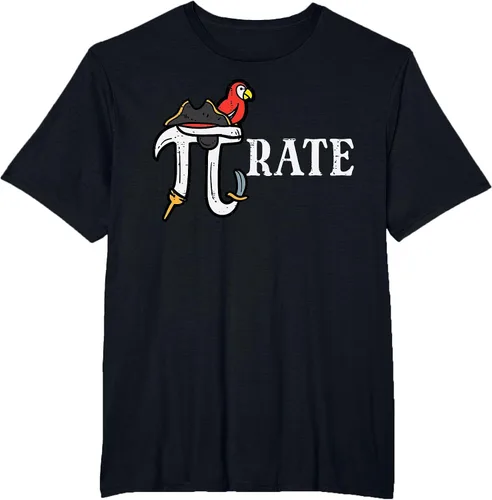 Vista 6 de Pirate Pi Funny Math Pie Halloween Disfraz Maestro Hombres Mujeres Camiseta Asphalt Grey
