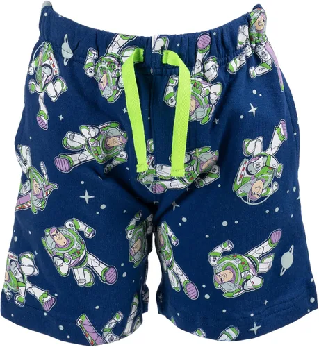 Vista 4 de Disney Pixar Cars Mickey Mouse King Toy Story Buzz Lightyear - Conjunto de camiseta gráfica y pantalones cortos de rizo francés