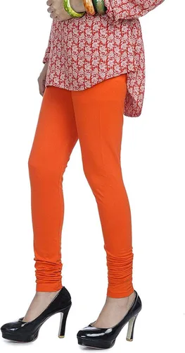 Vista 11 de ladyline Leggings Churidar elásticos de algodón para mujer Extra largos de longitud completa de cintura alta Talla regular y grande Pantalones
