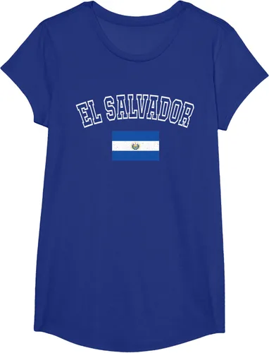 Vista 28 de Camiseta vintage con diseño de la bandera de El Salvador