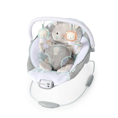 Vista 9 de Ingenuity Asiento para bebé con vibración y música - Landry The Lion
