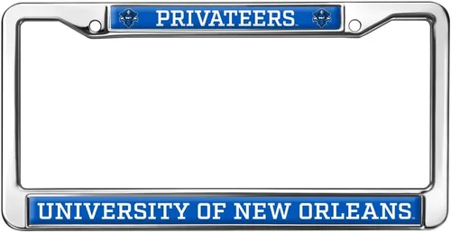 Vista 182 de Texas A&M University - Texarkana Mascot - Marco de metal estándar para placa de matrícula de tamaño completo