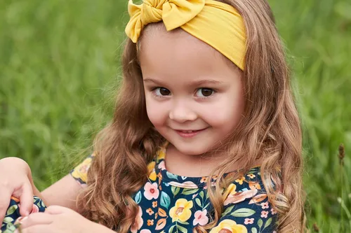 Vista 4 de Gerber Vestido de manga corta con viscosa hecho con eucalipto para bebé y niña pequeña