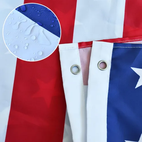 Vista 6 de YongFoto Bandera de Columbia de 1 x 1.5 pies, bandera nacional colombiana para celebraciones al aire libre, hogar, jardín, porche, fiesta, banderas