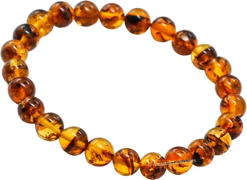 Vista 696 de Amazing Gemstone Crystal Bracelet for Women Men's Gifts - Protection Healing Crystal Bracelet - 8mm Gemstone Beaded Stretchable Bracelet Pulseras