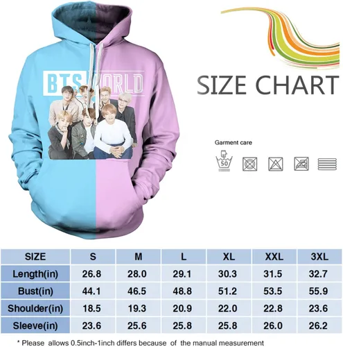 Vista 3 de Sudadera con capucha unisex de moda 3D sudadera con capucha de manga larga para mujer