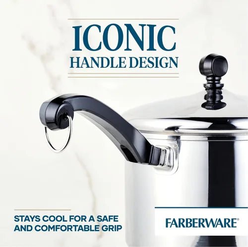 Vista 73 de Farberware Olla clásica de vapor hecha en acero inoxidable, 3 qt.