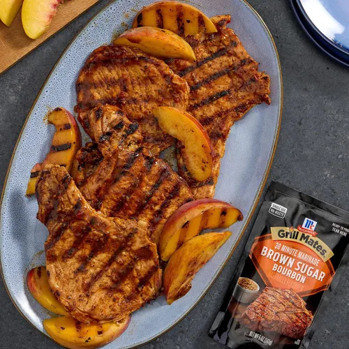 Vista 17 de McCormick Grill Mates - Bourbon de azúcar morena, 30 minutos, adobo, 5 onzas