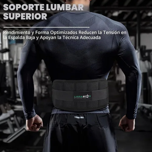 Vista 4 de Cinturón para cinturón para sentadillas, cinturón de inmersión con peso, resistente con soporte estructurado de espalda y compatible con máquina