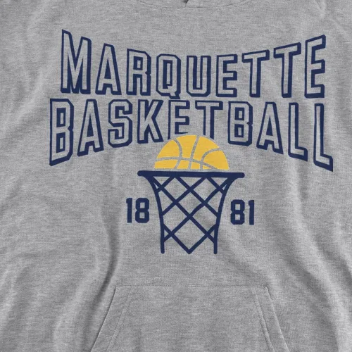 Vista 2 de Marquette University Sudadera con capucha oficial del año del baloncesto para niños y niñas