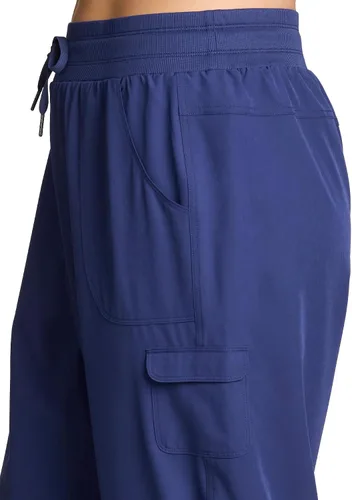 Vista 23 de RBX Active - Pantalón capri para mujer, talla grande, ligero, tejido, con cordón, estilo cargo