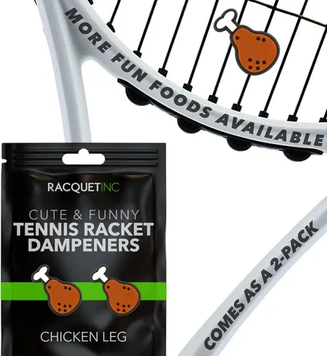 Vista 74 de Racquet Inc Regalos de Tenis - Amortiguadores de Vibración para Raqueta de Tenis - Absorbe Choques, Reduce la Vibración de las Cuerdas para Mejor