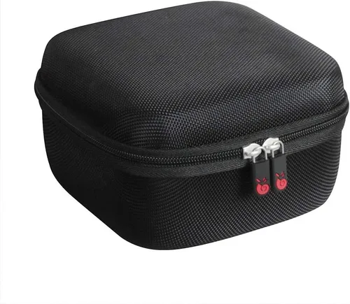 Vista 5 de Hermitshell Estuche rígido de viaje para Cricut Easy Press Mini máquina de prensa de calor (negro + rosa)