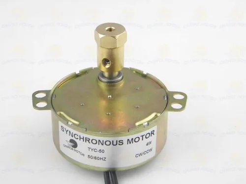 Vista 6 de CHANCS Motor sincrónico TYC-50 110V 5-6RPM 4W CW/CCW AC100~127V Motor de sincronización para torneador de copas, Cuptisserie, motor de plataforma