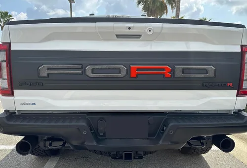 Vista 10 de Superposiciones de letras para portón trasero, compatibles con Ford Raptor 2021-2023