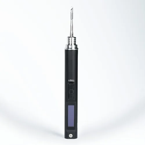 Vista 4 de Original TS101 Kit de soldador eléctrico de temperatura ajustable Pantalla digital inteligente con punta de soldadura TS B2 XT60 Cable