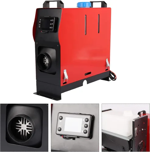Vista 7 de Calentador de aire diesel de 12 V 8000 W, calentador de estacionamiento todo en uno, calentador diesel, con control remoto/monitor LCD