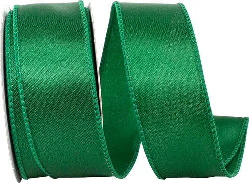 Vista 8 de Reliant Ribbon 92575W-974-09F Cinta de satén con borde con cable, 1-1/2 pulgadas x 10 yardas, oro antiguo