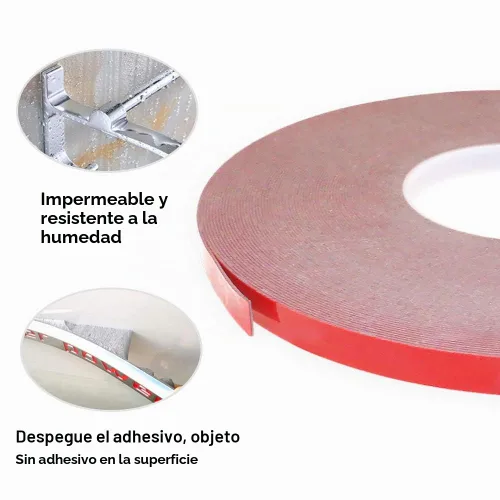 Vista 4 de DGSL Cinta de doble cara, cinta de montaje de espuma resistente de 0.39