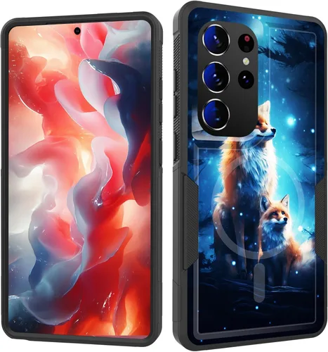Vista 277 de Funda magnética para Galaxy A16 5G, [compatible con MagSafe] [protección contra caídas de grado militar] Funda resistente a prueba de golpes
