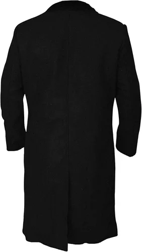 Vista 5 de Thomas Shelby Movie P B - Chaqueta larga para hombre, lana, color negro