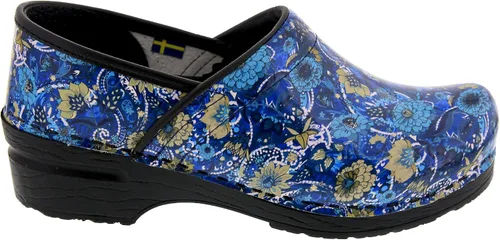 Vista 2 de BJORK Swedish Comfort - Zuecos de cuero para mujer, con estampado profesional