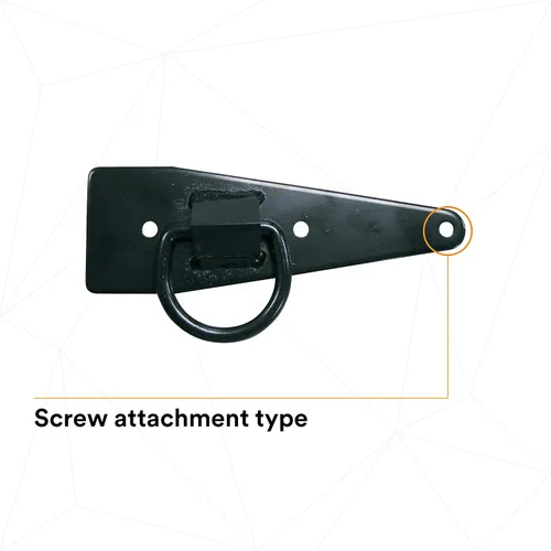 Vista 3 de 3M DBI-SALA 2103677 - Anclaje para techo, reutilizable, compacto para techos planos o inclinados de madera, con anilla en D, color negro