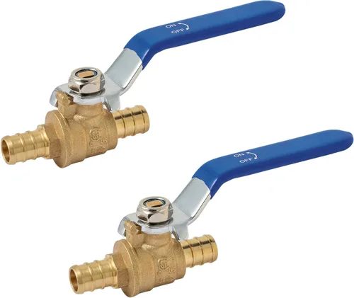 Vista 8 de SUNGATOR 1 paquete de válvulas Pex de 1 pulgada, válvula de bola Pex de latón de puerto completo válvula de cierre de cuarto de vuelta, ASTM F1807