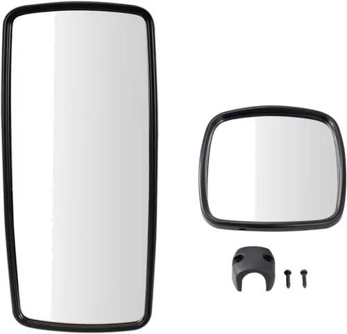 Vista 186 de TRQ Conjunto de 2 piezas de espejo lateral para conductor y pasajero, ajuste eléctrico, sin calefacción, sin memoria, color negro, compatible