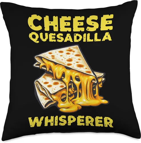 Vista 5 de Melted Magic Quesadilla Cheese Whisperer Quesadilla - Almohada (16 x 16 pulgadas), multicolor