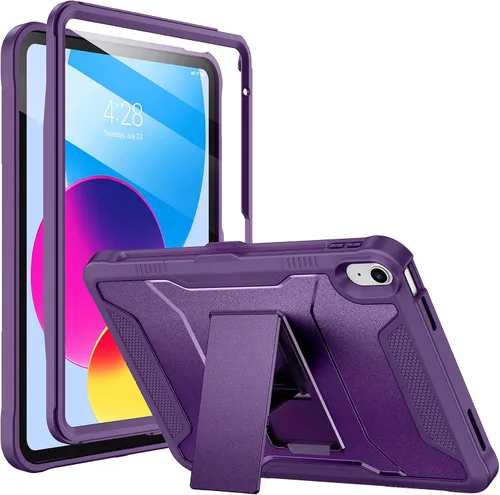 Vista 34 de Funda Soke para iPad (A16) de 11ª generación de 11 pulgadas 2025, iPad de 10ª generación de 10.9 pulgadas 2022, con protector de pantalla