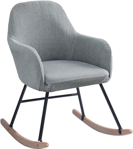 Vista 12 de Fundas elásticas para mecedoras con brazos y respaldo alto, para sala de estar, muebles del hogar, dormitorio, relajación, protector de silla