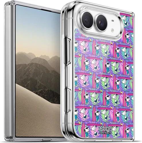 Vista 107 de Head Case Designs Snoopy Aloha Disco - Funda de gel con licencia oficial de Peanuts Surf [protección de grado militar] compatible con Apple iPhone