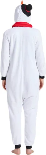 Vista 7 de DarkCom Pijama de animal para niños, ropa de dormir para padres e hijos, disfraz de Halloween, pijama de Navidad