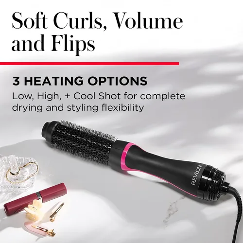 Vista 13 de REVLONSecador de cepillo redondo de un paso 1-1 / 2 "de una etapa 1-1 / 2" Secador y estilizador